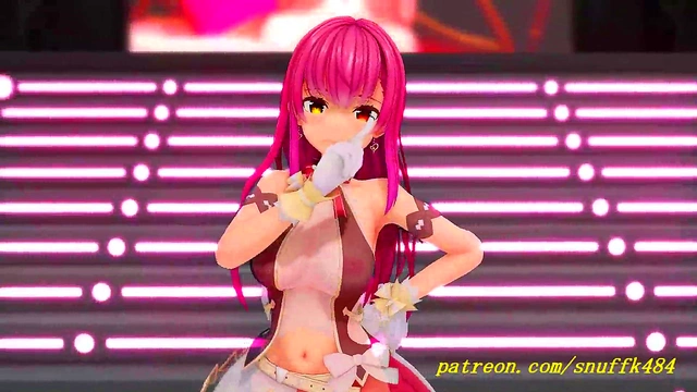 noVR mmd Marine Dance 3d hololive Hentai