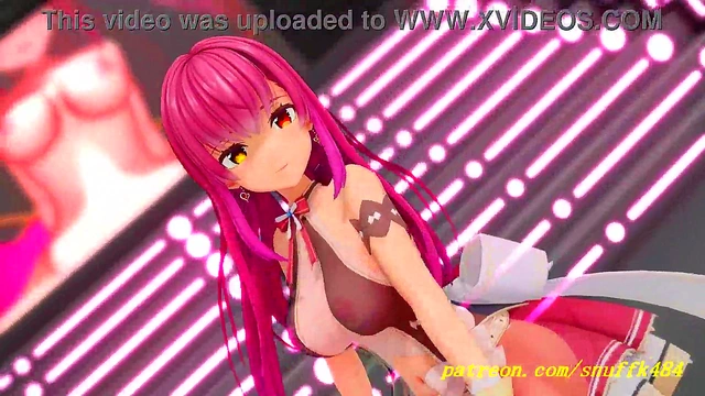 noVR mmd Marine Dance 3d hololive Hentai