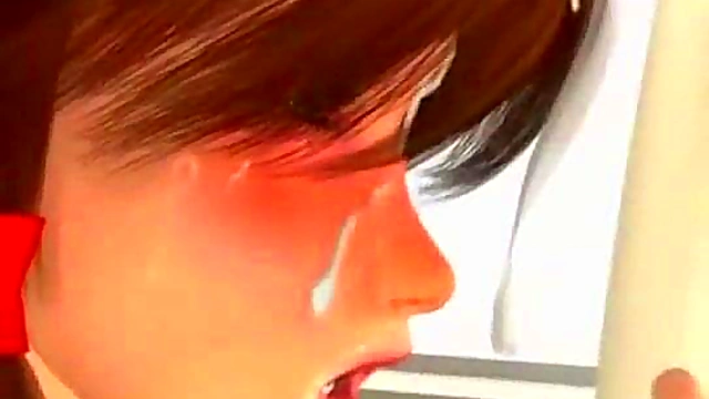 3D Teen 18+ Facialed and Creampied!