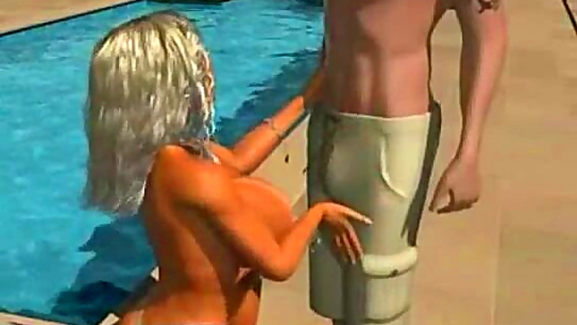 3D Sexiest Busty Babe!