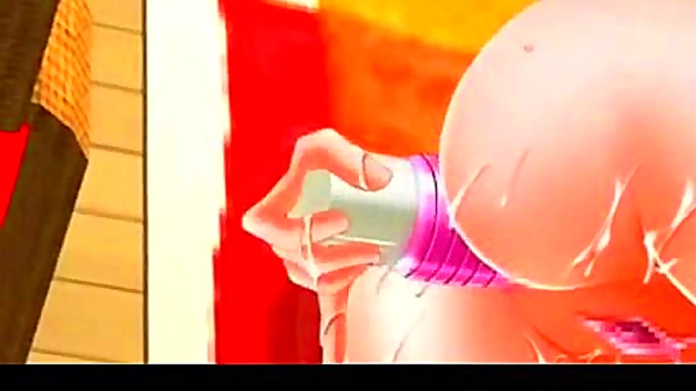 3D Teen 18+ Get Anal Orgasms with Toys!