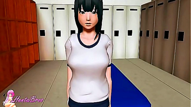 hentai 3d Girl 18+ in sport uniform fucked by manager