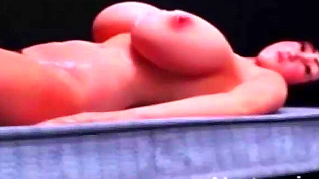 3d big tits teacher give blowjob till cumming