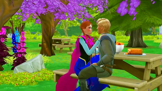Anna Sucks Kristoff's Dick at the Woods - Frozen Betrayal 5 3d Hentai Sex Scenes