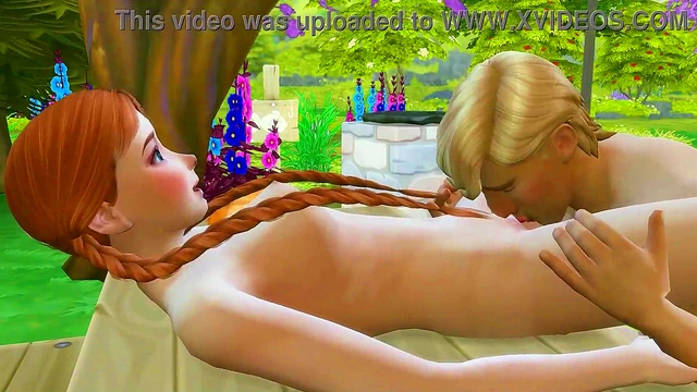 Anna Sucks Kristoff's Dick at the Woods - Frozen Betrayal 5 3d Hentai Sex Scenes