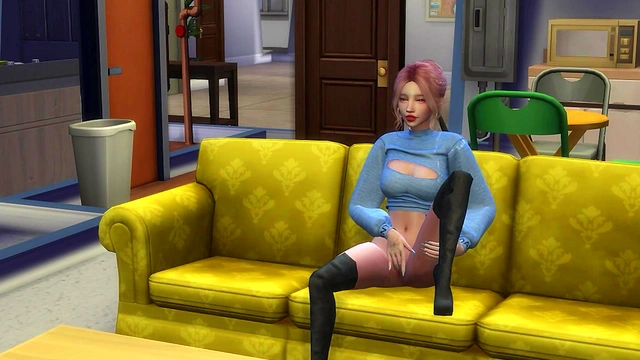 Nerdy Virgin Girl 18+ have to fuck for a job - 3D Hentai Uncensored