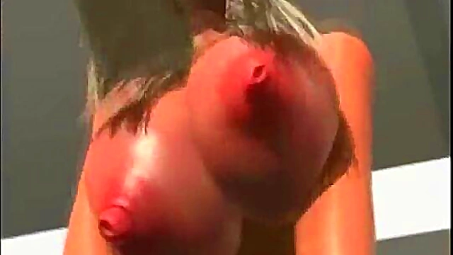 3D Busty Teen 18+ Rides Dildo!