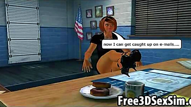 Sexy 3D cartoon babes sucking cock and getting fucked