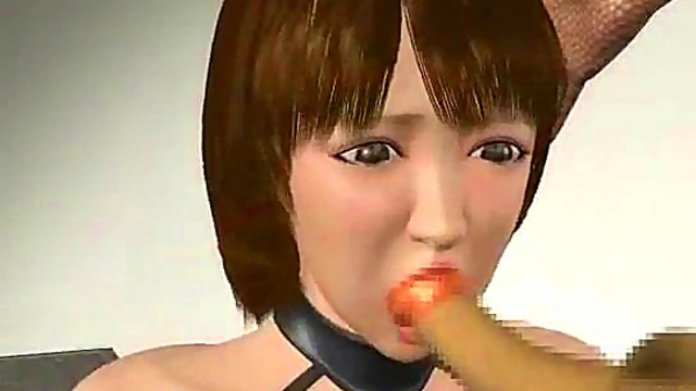 Ogre Cums On 3D Babe!