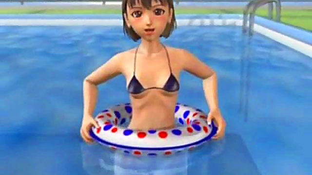 3D Teen Sucks Old Man!