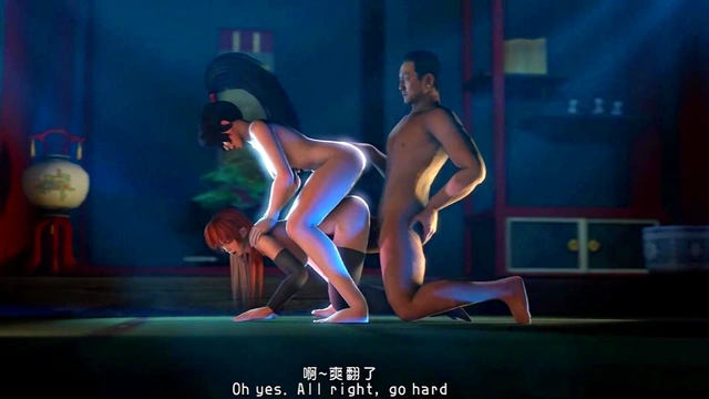 3d 21 gangster boss and 2 hot chick