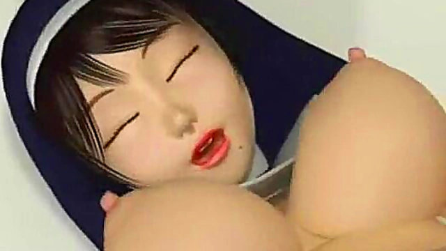 3D Young 18+ Nympho Nun!
