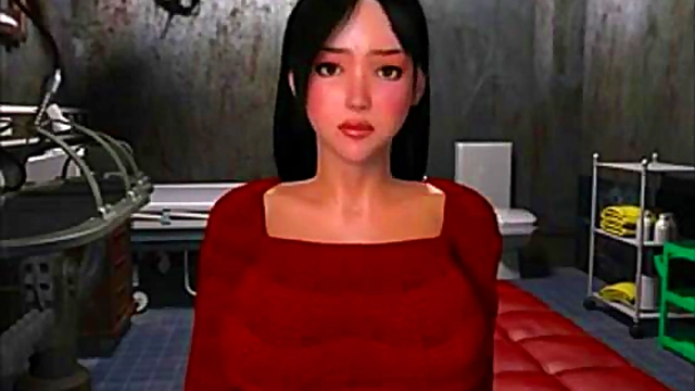 pretty 3d babe gives amazing blowjob before getting fucked during her interview