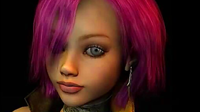 3d hentai stripper in tiny little pink panties