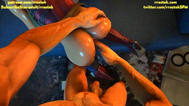 Wonder Woman Hard Fisting and Anal Fuck 3D Animation