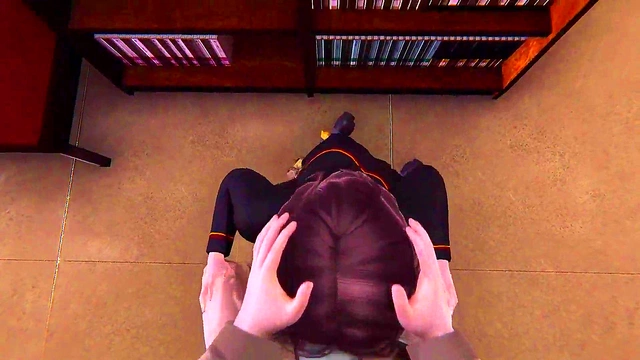 Hogwarts Legacy student fucks in the library l 3d animation