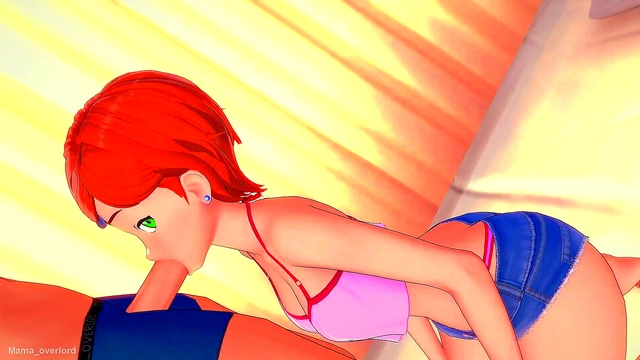 Perverted Gwen wants to fuck (3D hentai) (adult version)