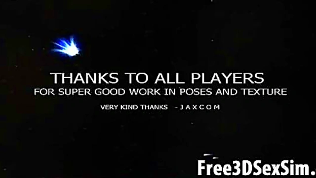 Sexy 3D cartoon babe doing a steamy dance on stage