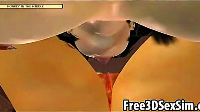 Tasty 3D cartoon honey getting fucked hard anally