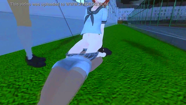 3D Femdom Piss in Face Ballbusting HUMANTOILET