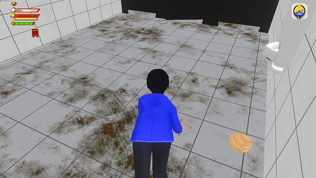 3d Game "Femdom University" Toilet humiliation