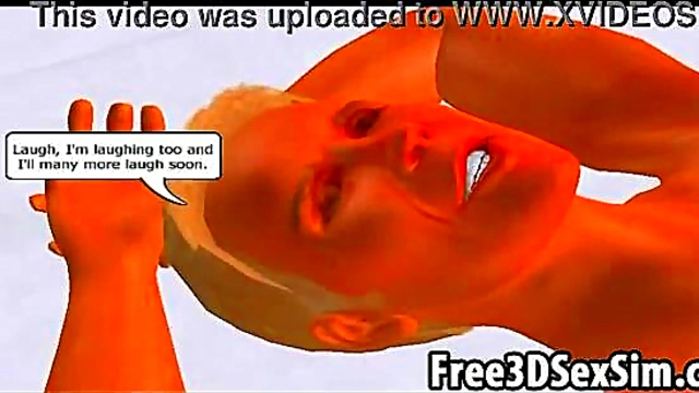 Stunning 3D cartoon brunette getting fucked hard