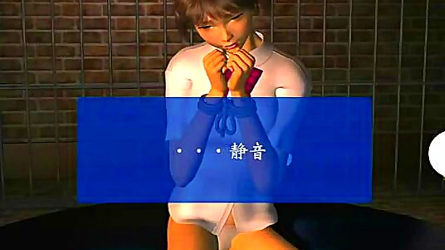 Petite 3d cutie tied up with ropes