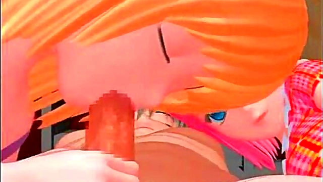 3D Teens 18+ Threesome!