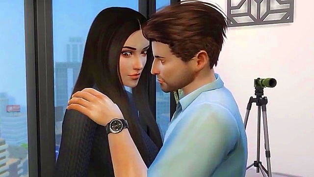 Office Tryst of Cheating Married Wife and Hot Stud 3D Hentai