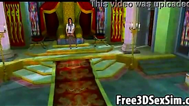 Sexy 3D cartoon hottie waiting for a cock