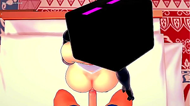 Sexy Girl 18+friend dresses as enderman to fuck (hentai 3d) (minecraft)