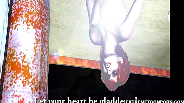 3D Vampire Vixen Riding a Horny Stud's Hard Cock