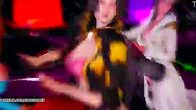 [MMD] Girl's 18+ Day - Expectation Hot Striptease Boa Hancock Nami Nico Robin One Piece 3D Porn Hentai Uncensored