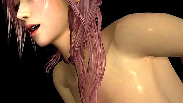 Final Fantasy 3D Hentai - Lightning Quickie
