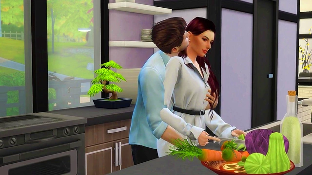 Sex In The Kitchen Got Hard Core - Simlish Dzire S2 E3 Sex Scene Only - 3D Hentai