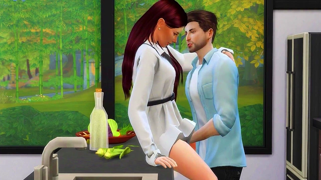 Sex In The Kitchen Got Hard Core - Simlish Dzire S2 E3 Sex Scene Only - 3D Hentai