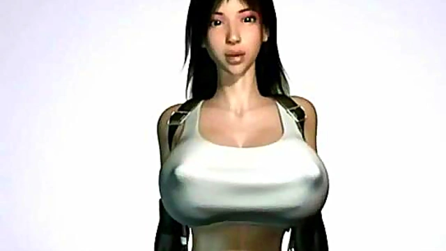 Busty 3d slut enjoys a hard cock in pussy