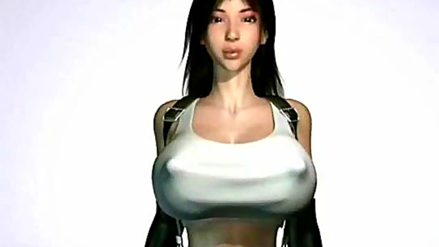 Busty 3d slut enjoys a hard cock in pussy