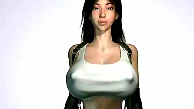 Busty 3d slut enjoys a hard cock in pussy