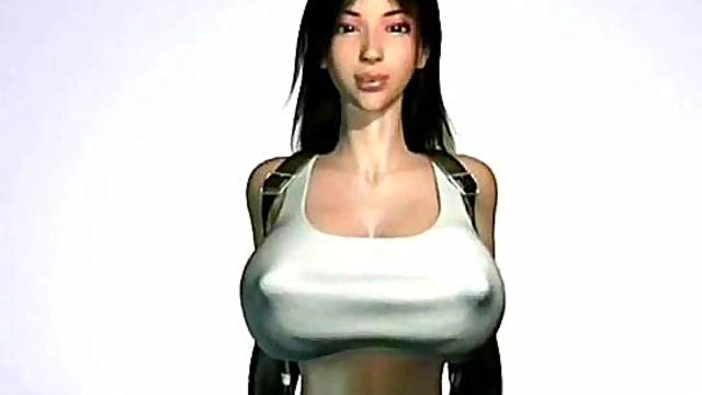 Busty 3d slut enjoys a hard cock in pussy