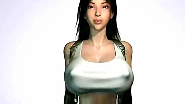 Busty 3d slut enjoys a hard cock in pussy