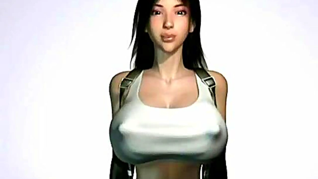 Busty 3d slut enjoys a hard cock in pussy