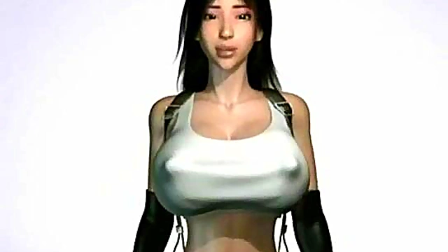 Busty 3d slut enjoys a hard cock in pussy