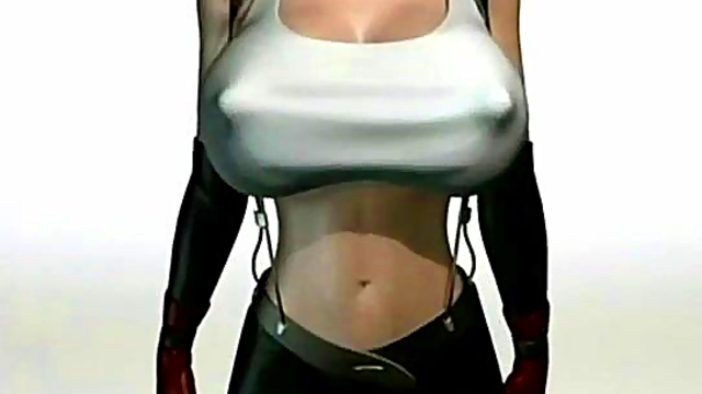 Busty 3d slut enjoys a hard cock in pussy