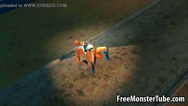 3D Power Girl 18+ gets eaten out and fucked hard andpowerfem-high 1