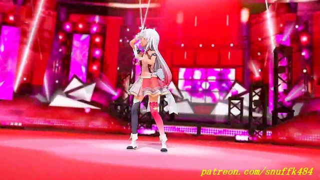 noVR mmd Ayame Dance 3d hololive Hentai