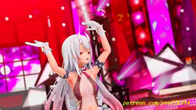 noVR mmd Ayame Dance 3d hololive Hentai