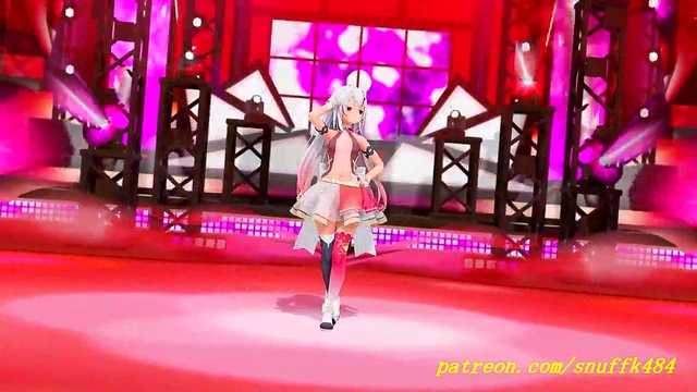 noVR mmd Ayame Dance 3d hololive Hentai