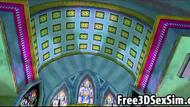 Demonstration of 3D game engine capabilities