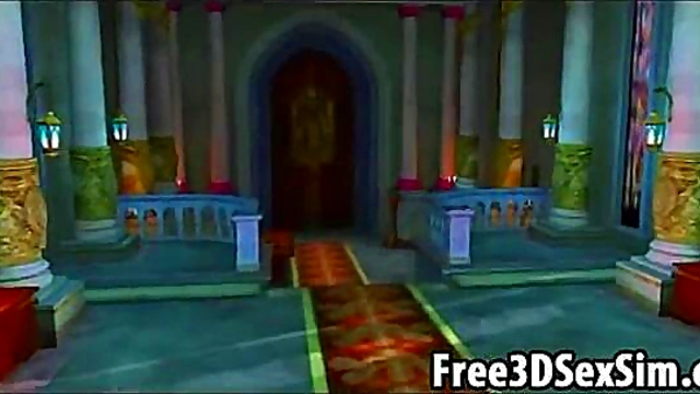 Demonstration of 3D game engine capabilities